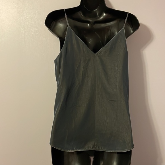 Express Luxe Velvet Camisole Tank Top Grey Silver Size XS - Picture 9 of 12